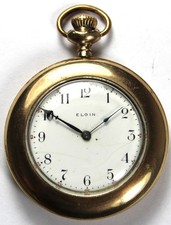 1905 Elgin Grade 289 6s 7j Gold Filled Pocket Watch -Runs