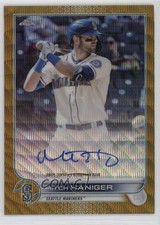 2022 Topps Chrome Veteran Gold Wave Refractor /50 Mitch Haniger Auto 0s9t