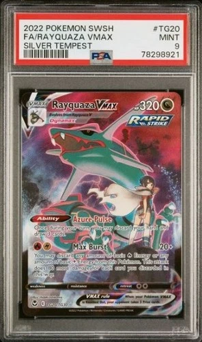 PSA 9 Rayquaza VMAX TG20/TG30 Swsh12: Sword & Shield