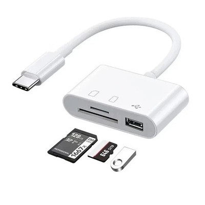 USB C SD Card Reader Micro SD to Type C OTG Adapter For SDHC SDXC TF