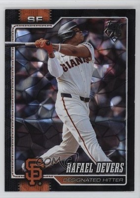 2026 Topps Series 1 Black Diamante Foil 8/10 Rafael Devers #219 v9t
