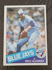 1985 Topps - Doyle Alexander #218 Toronto Blue Jays 