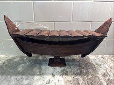 Thai Traditional Teak Wood 14&rdquo; Xylophone-Pikul Floral Design 1980s-2010s PO-VG+