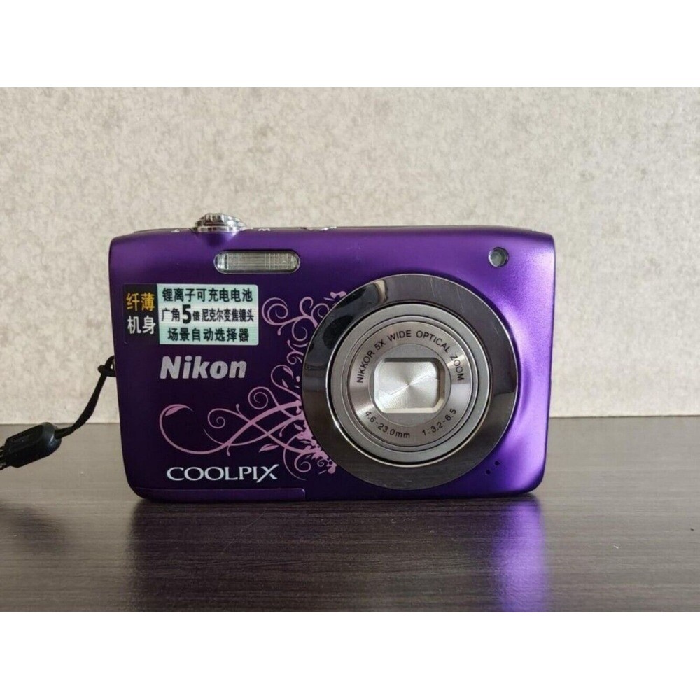 Nikon COOLPIX S2600 Digital Camera 5x Optical Zoom CCD Face