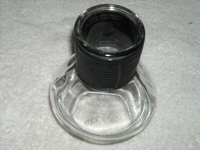 Vintage Hottle Glasbake 6 USA, No Lid, Clear Glass Black | eBay