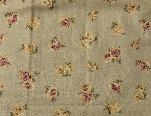 Lauren Spaced Roses Floral Fabric By Karen Montgomery & Timeless Treasures BTHY - Picture 3 of 9