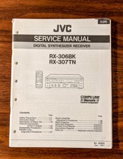 JVC RX-306 RX-307 BK TN Receiver Service Manual Original 