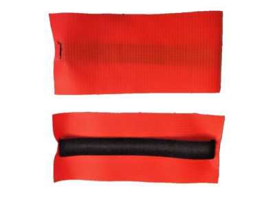 2 3M Safety Armband 3'' x 7'' Fluorescent Orange Visible Walk Run Bike Unisex