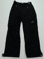 Rare VTG FILA Rubber Logo Ski Snowboard Winter Snow Outdoors Pants 90s Black L