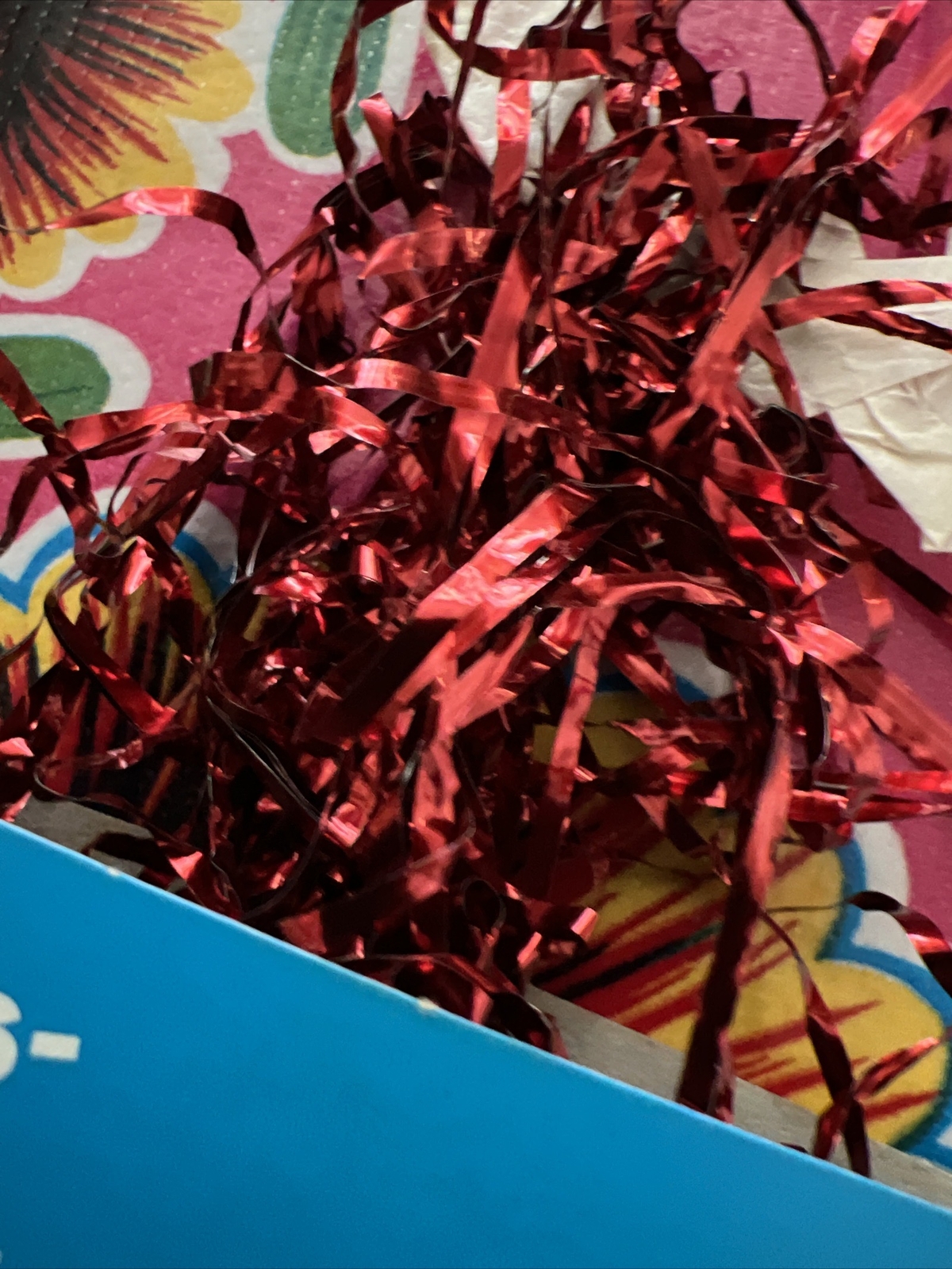 Vtg 3 German Christmas Tree Tinsel SILVER Foil Icicles Stanniol Lametta