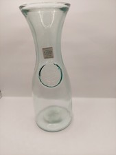 Glass Carafe Vase Recycled glass  VSM Spain 800ml New 