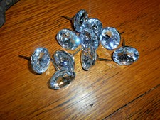 Crystal Upholstery Nails Furniture Tacks Crafts 1" head 3/4" length Qty 50 LW2