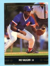 1991 Leaf Gold Rookies Baseball # BC7 Mo Vaughn -- Red Sox -- Box 846