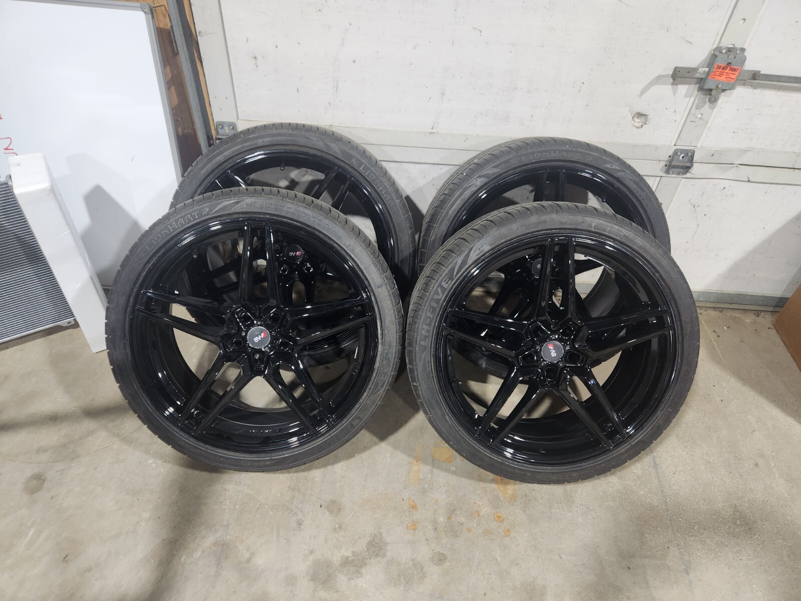 20 inch black rims and tires | eBay