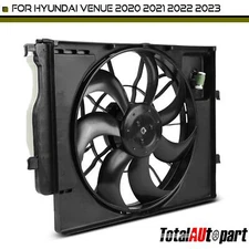 New Single Radiator Fan Assembly for Hyundai Venue 2020 2021 2022 2023 L4 1.6L