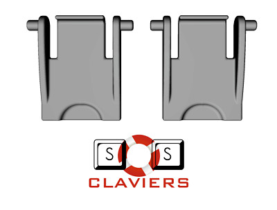 Pieds de remplacement pour clavier Sharkoon Skiller