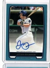 JEDD GYORKO 2012 Bowman BLUE BORDER RC AUTO 209/500 San Diego Padres #BPA-JG