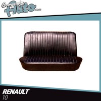 Bezug RüCksitz FüR Renault R10 Aus Kunst Leder Schwarz