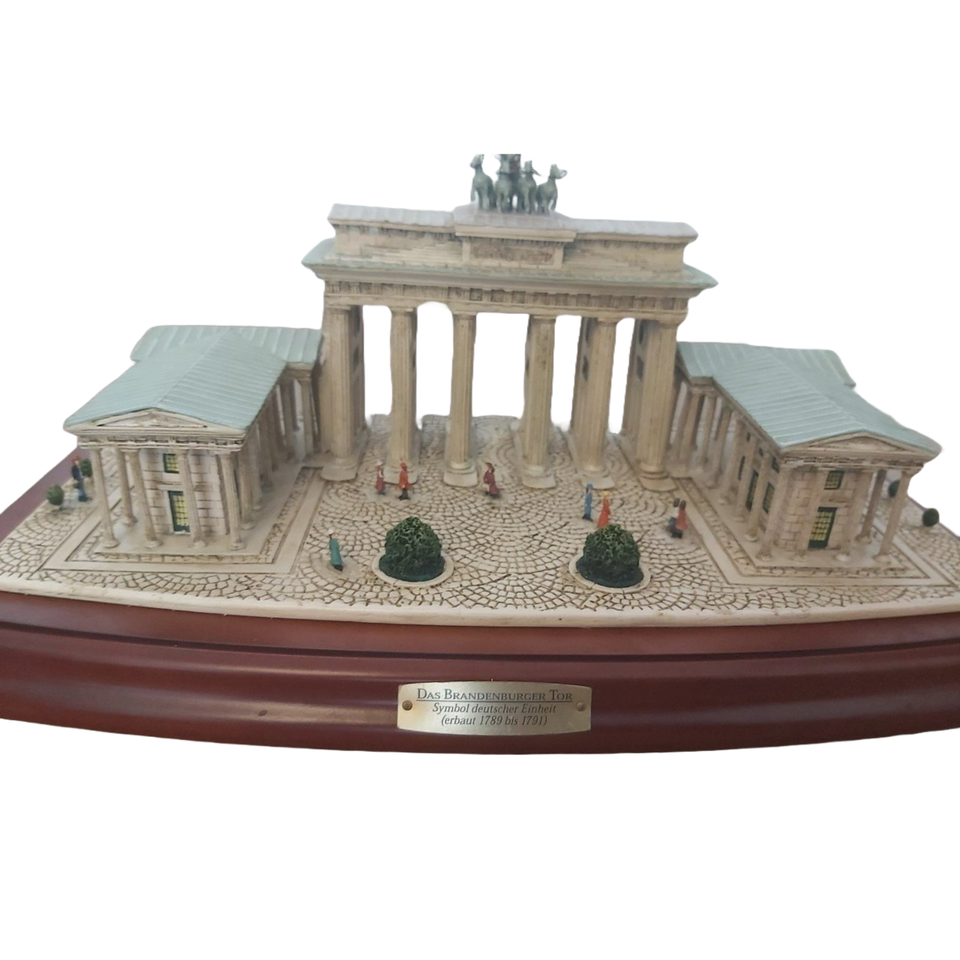 Detailed Brandenburger Gate Miniature by Hamilton Collection with LED