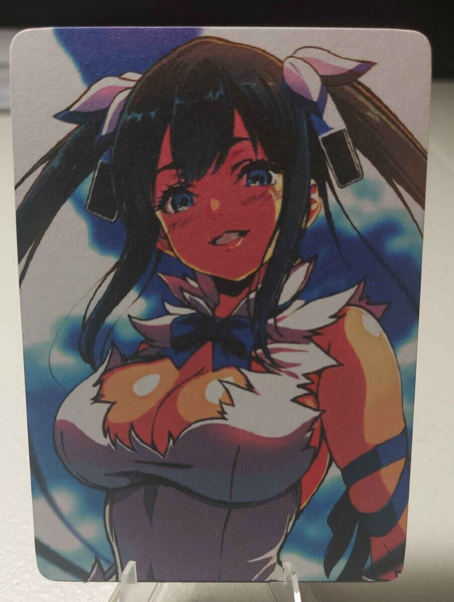 Hestia Full Art Goddess Story Anime Waifu Trading Card
