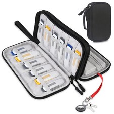 Lacdo USB Flash Drive Case Thumb Drive Holder Case Organizer Portable Electro...