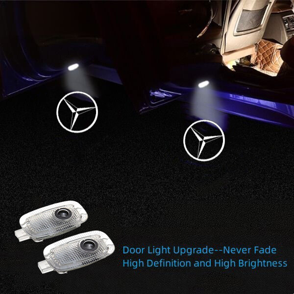 2x Door Light LED Step Projector Ghost Shadow For Mercedes Benz S 