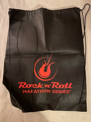 Rock 'n' Roll Marathon Series Event Backpack Black with red, 19 X 16 new 