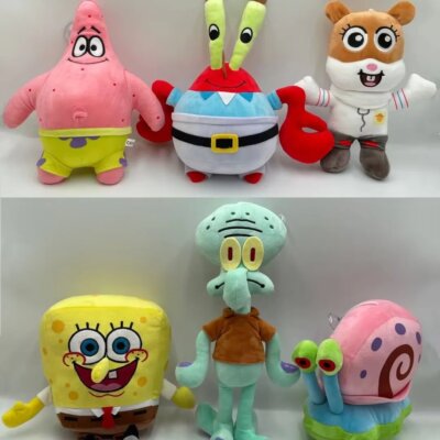 Spongebob Squarepants Plüsch Weiches Spielzeug Tier Gefüllte Kinder Geschenk NEU