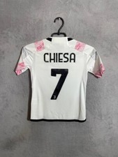 Chiesa Juventus Jersey Away Football Soccer Shirt 2023 Adidas Young Size XS 7-8Y