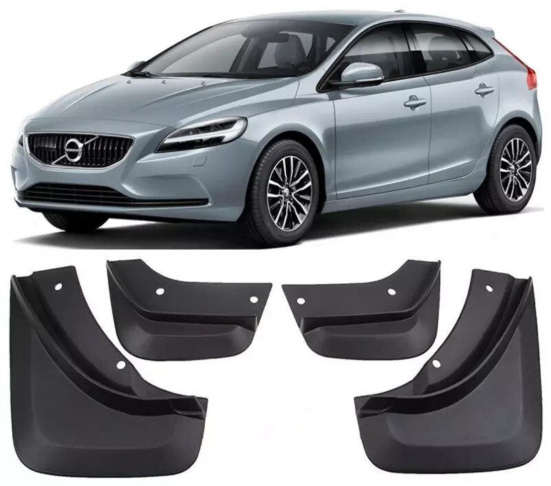4pcs Durable Mudflaps for 2012-2024 Volvo V40 - Splash Guards & Fenders