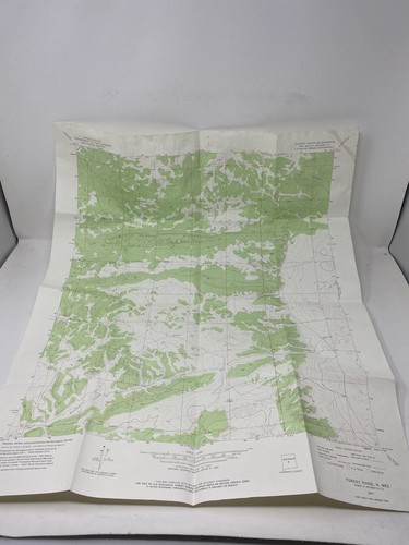 Turkey Ridge New Mexico Topographic Map 1972 Vintage Map - Picture 2 of 4