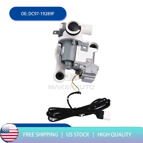 NEW DC97-19289F Washer Drain Pump Assembly for Samsung Washer DC97-19289B