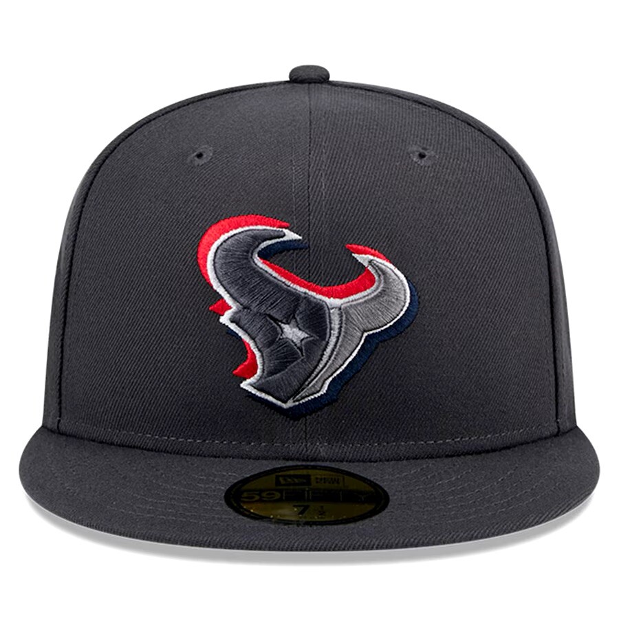 Casquette Ajustée New Era 59Fifty Houston Texans - Édition Limitée 'Christmas Lights' - Taille 7 3/8 - Neuf