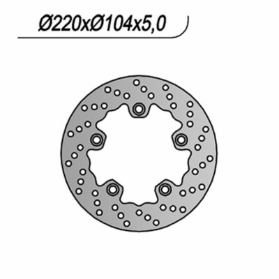 Bremsscheibe Hinten NG 1133 TGB X Motion LC 4T 250 2008