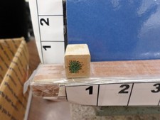 plant shrub bush rubber stamp 2c