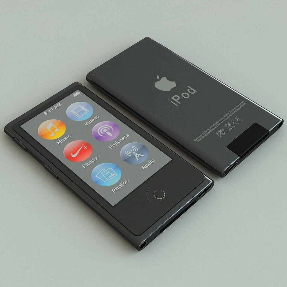 Neu Apple iPod nano 7. Generation 7G 16GB -Schwarz(Black) -1 JAHRE GARANTIE