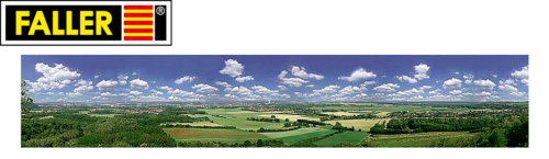 "Faller 180518 sfondo modello ""Valle Saarta"" (1 m2 - 23,70 €) - NUOVO + IMBALLO ORIGINALE - Foto 1 di 1