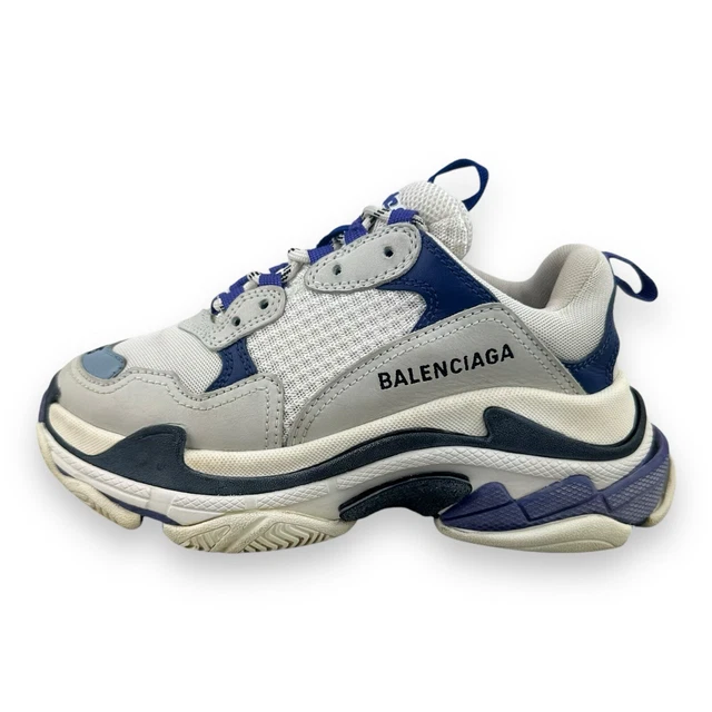 Balenciaga Triple S Blue/White Women’s Trainers Size UK 2 EU 35