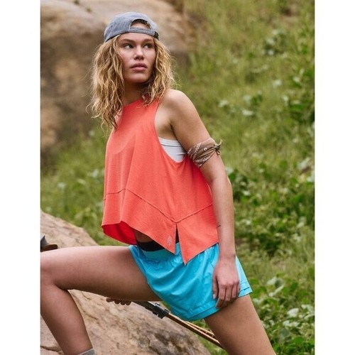 Top Tank Free People Tempo nuovo senza etichette colore: Scarlatto/Rosso Relax Fit Medium - Foto 4 di 7