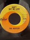 THE BEATLES  7" 45 RPM "Can't Buy Me Love" & "You Can't Do That" VG condition