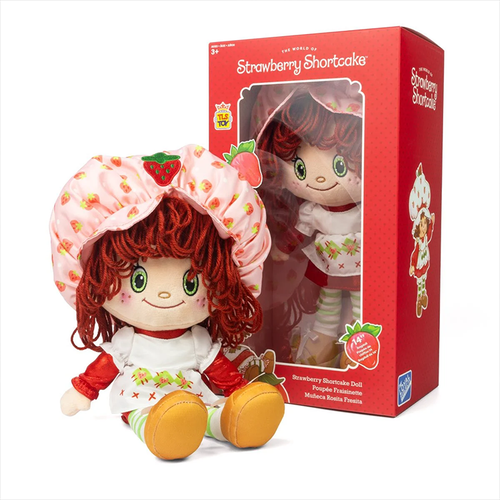 Strawberry Shortcake 14-Inch Classic Rag Doll - Soft Plush Yarn Hair - Picture 5 of 7
