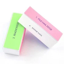6 Pcs Buffer Nail Buffing Block Shiner Manicure Sanding 4 Way File Fa Art M
