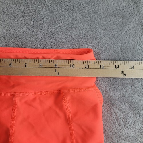 Old Navy Bike Shorts Youth Girls Large 10/12 Neon Coral Powersoft Activewear - Picture 3 of 12