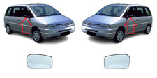 Retroviseur gauche (ou coque) Peugeot 806