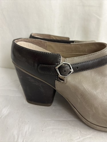 Dansko Malissa Leather Women's Mule Bootie Gray Black Size 40 US 9.5-10 - Picture 4 of 19