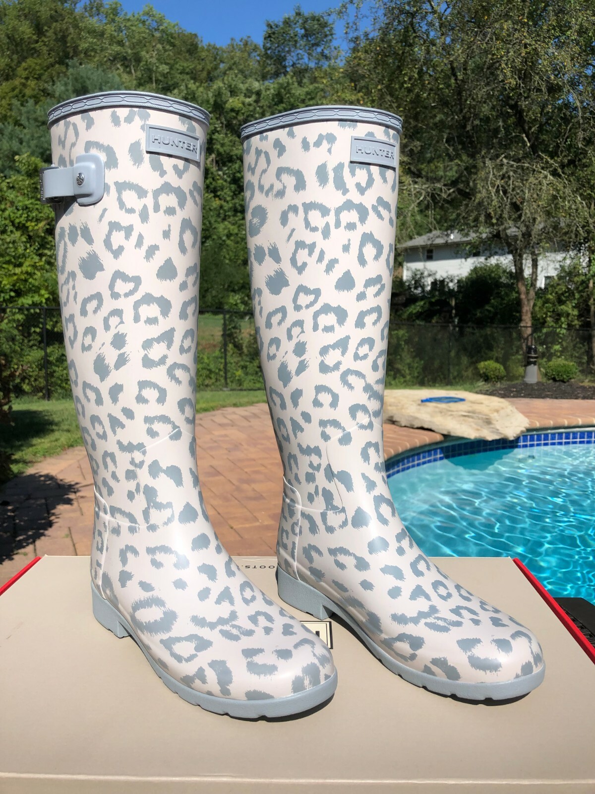 hunter snakeskin boots