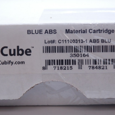 Cubify Blue ABS Cube 3D Printer Cartridge 350164
