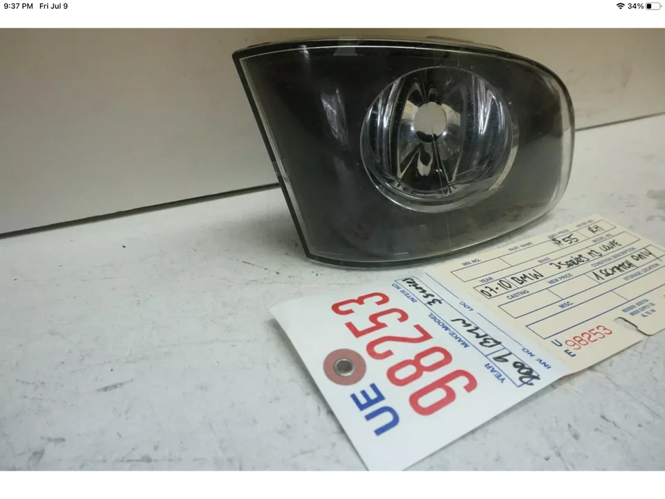 BMW SERIE 3 2007 2010 M3 cupé luz antiniebla derecha OEM UE98253 2008 2009  Foto 3 de 4