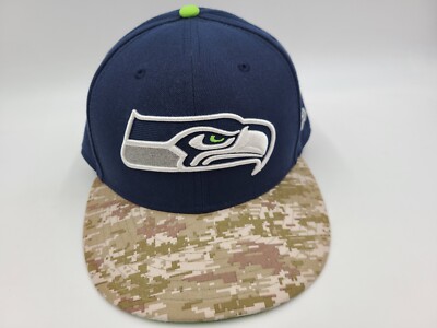 Seattle Seahawks Salute to Service Camo New Era 59Fifty Fitted - Main Image