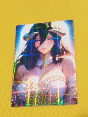Albedo OVERLORD Waifu Goddess Anime Girl holo custom card